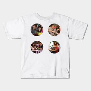 Nick and Jess Sticker Pack Kids T-Shirt